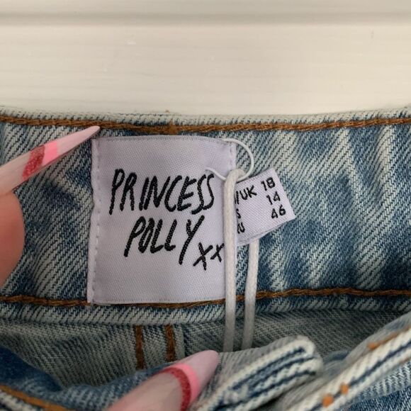 Princess Polly Oxford Mom Mid Wash Jeans - Picture 7 of 10